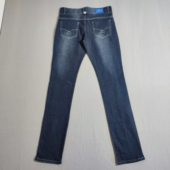 Belleza jeans women's junior size 9 ink blue colour high waist skinny straight - Picture 3 of 14